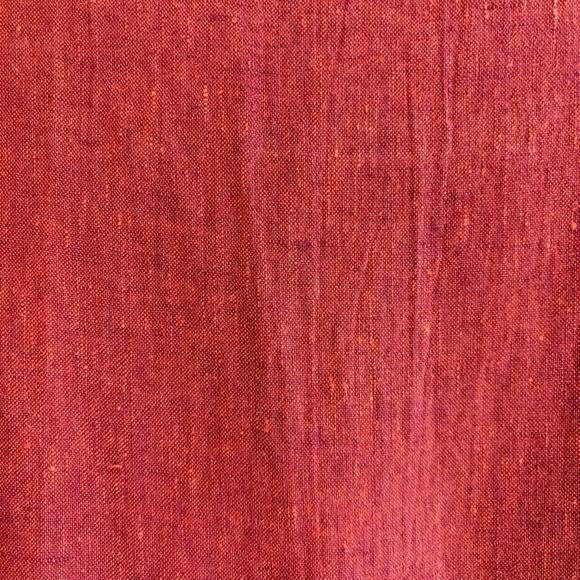 FLAX Petite Sz L Dress Aline Pockets 100% Linen Midi Length Unlined - Picture 7 of 7